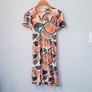 Monteau los angeles, size medium ruffled dress